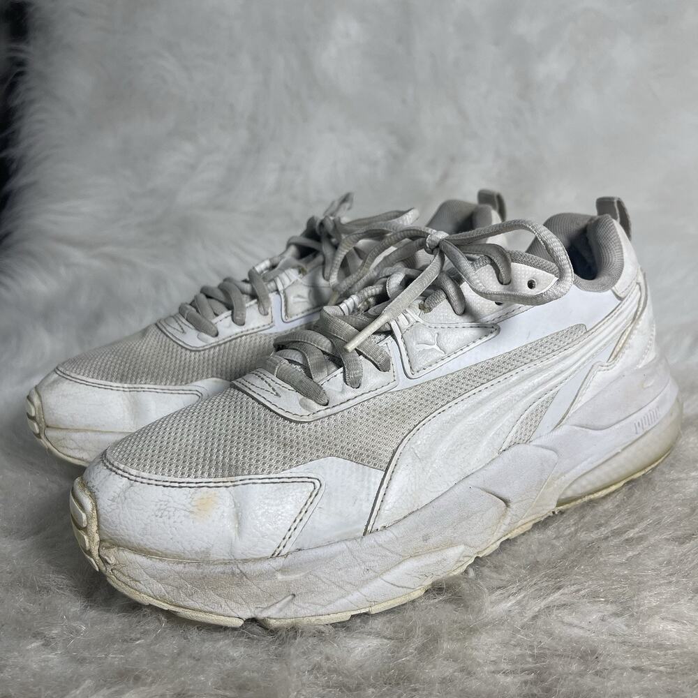 PUMA Vis2K White Chunky Dad Sneakers Womens US 8 EU 38.5 Athletic Shoes